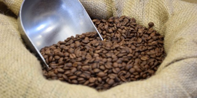 Coffee Beans In A Sack